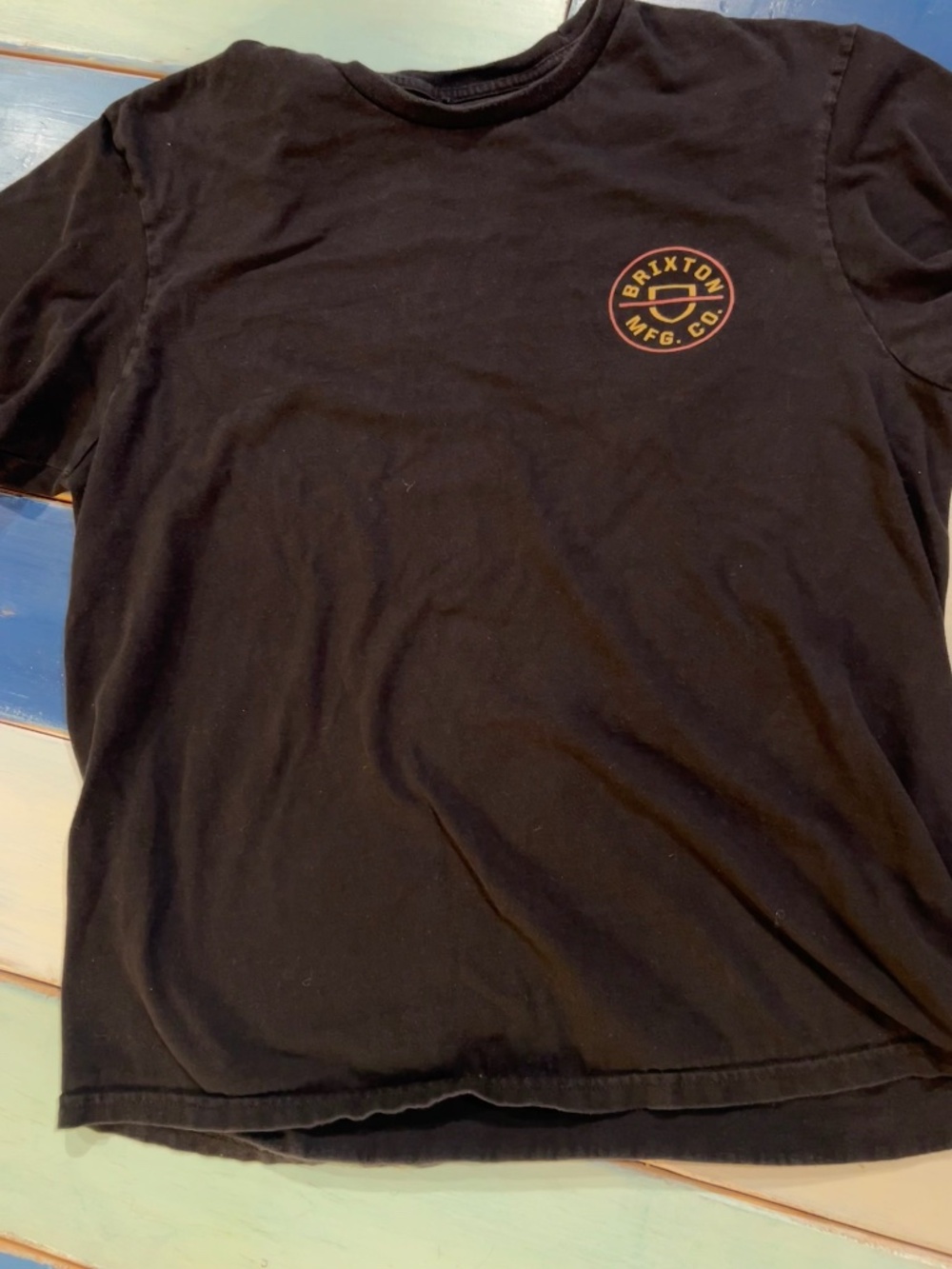 Brixton Black Logo Graphic Tee Men’s Medium